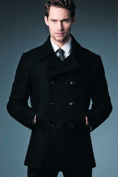 Pea coat and business style
