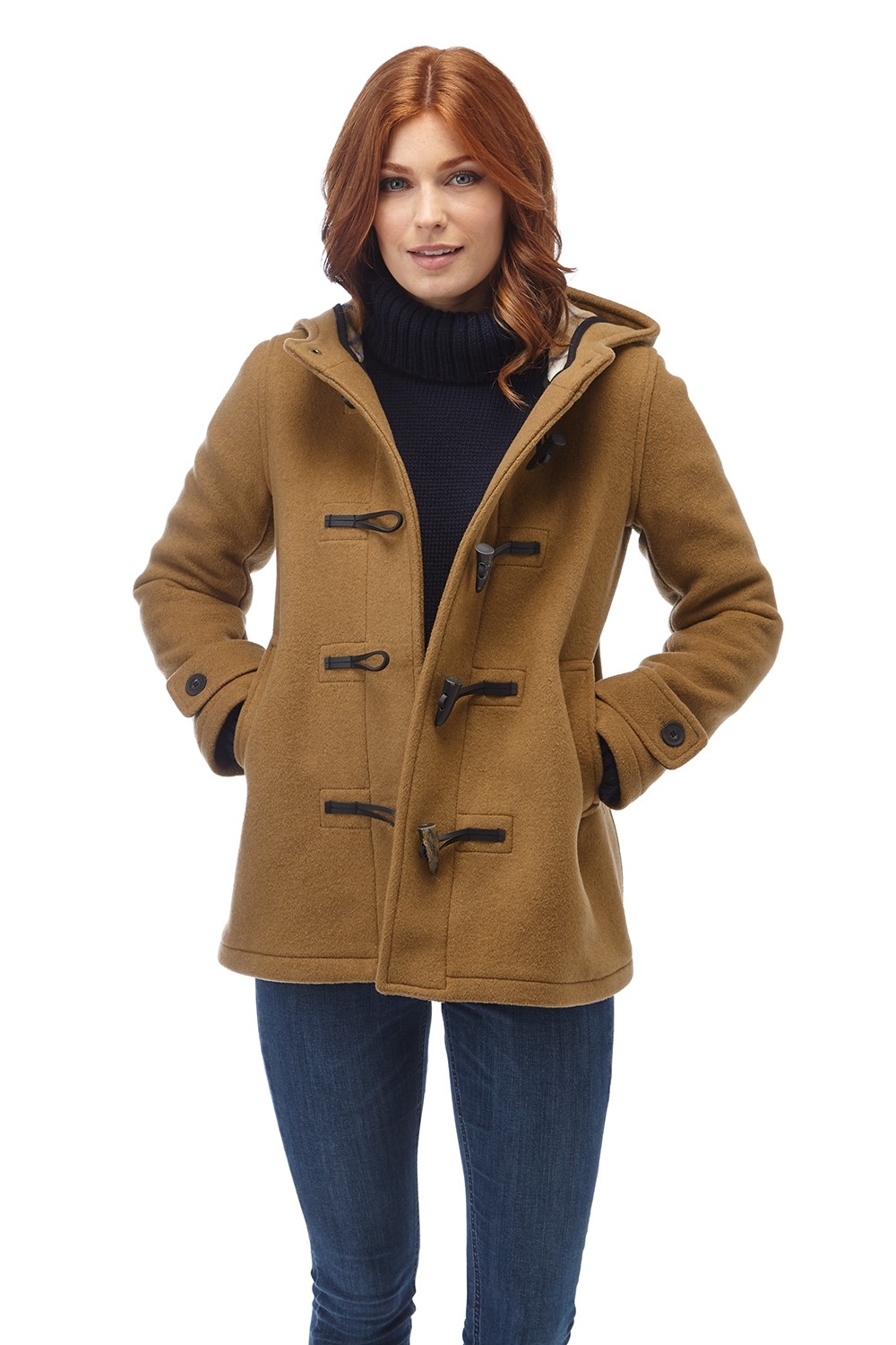 Ladies Laura Ashley Black Woollen Duffle Coat With Hood. - Etsy UK | Duffle  coat, Ashley black, Vintage jacket