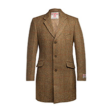Tweed overcoats Bucktrout Tailoring Murdo Mustard