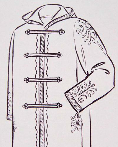 A prototype of the duffle coat