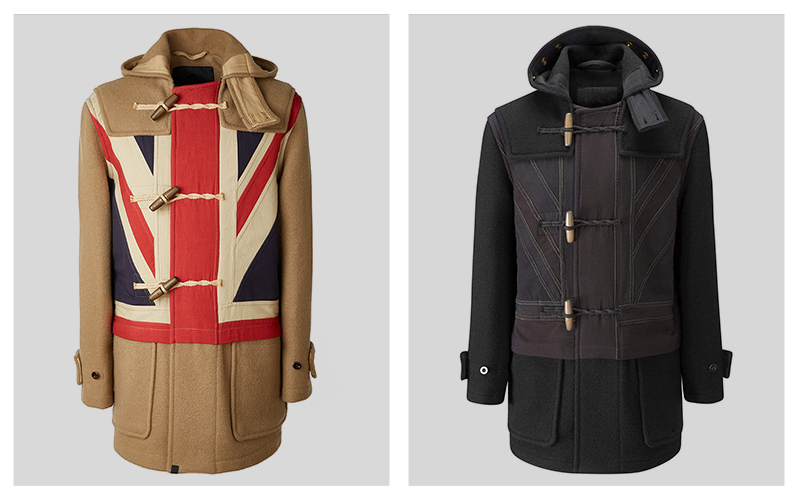 Duffle coats from the Gloverall x Pretty Green collection