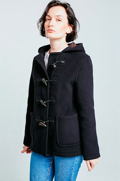 Blind Date Duffle-coat noir style d\u2019affaires Mode Manteaux Duffle-coats 