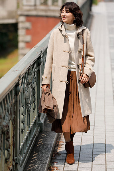 Women's duffle coat and classic style
