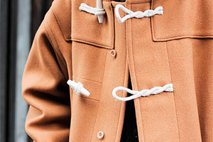 Fine process — what is the duffle coat made of?
