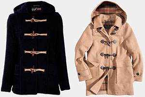 Types of the duffle coats