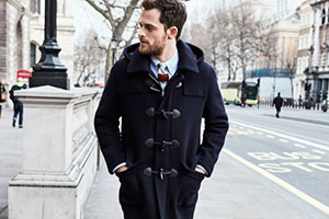 Men's duffle coat — an ideal choice for autumn