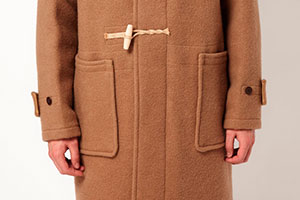 Duffle coat pockets features